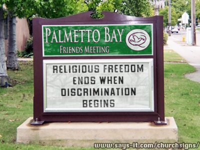 Religious Freedom Ends 05-10-16